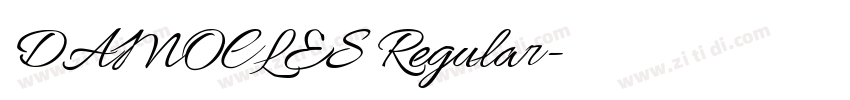 DAMOCLES Regular字体转换